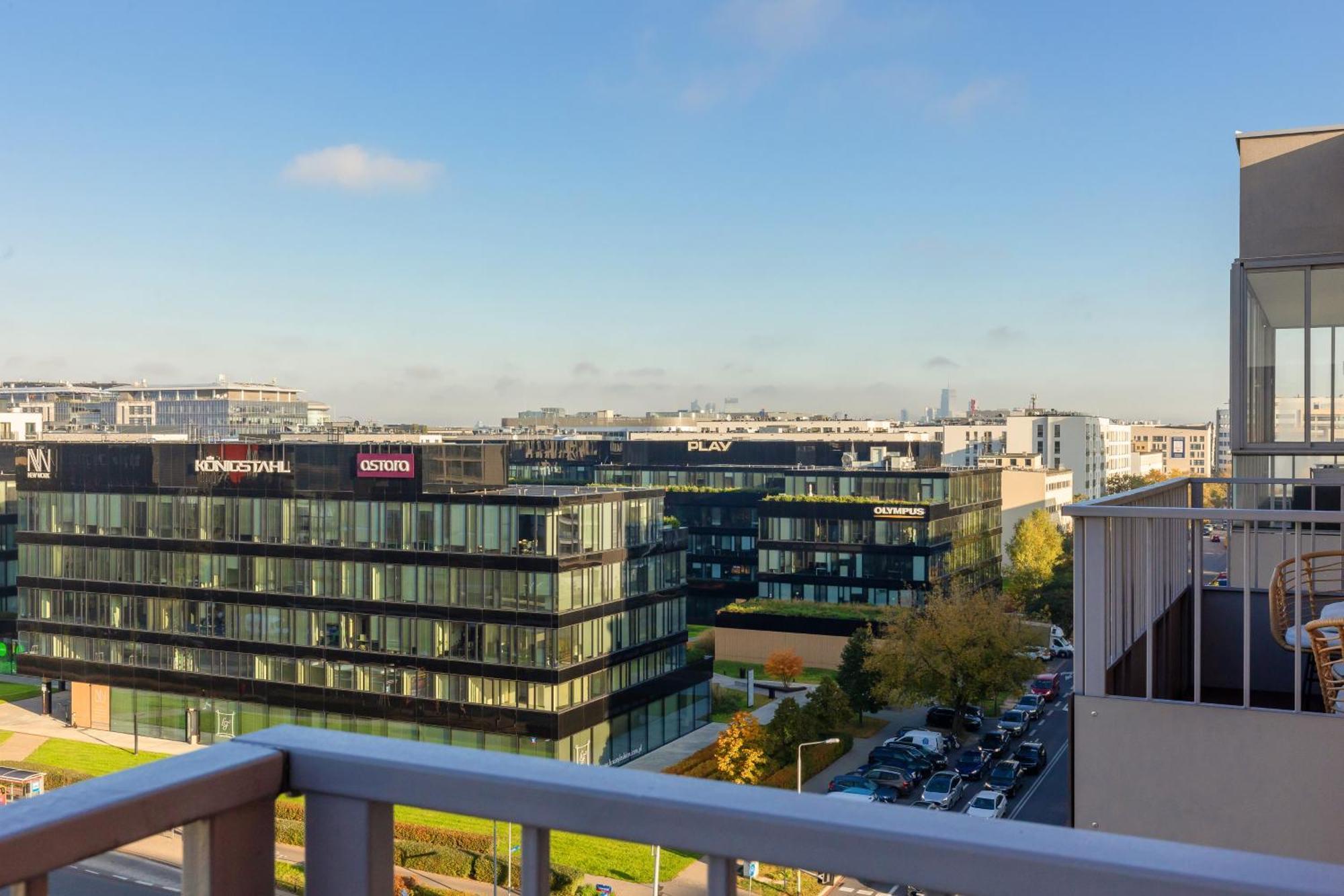 Elegant Apartments With Balcony & Parking Warsaw By Noclegi Renters Buitenkant foto